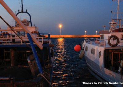 gallipoli pescherecci serali porto commerciale